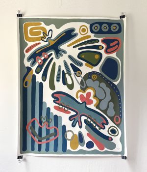 15_Margaux de Penfentenyo_Gouache on paper_150 x 120 cm_agles soaring above the sea_Miami_2024 02.jpg