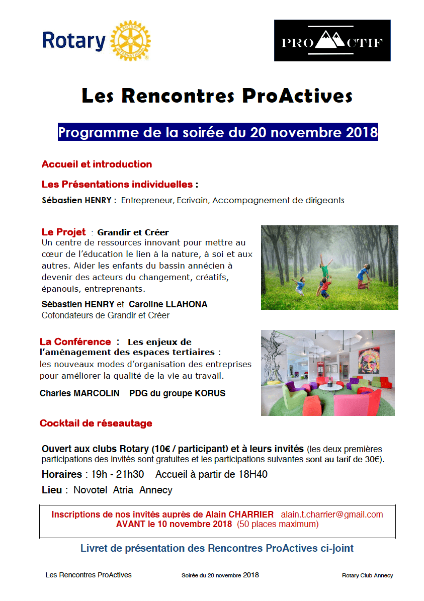 rencontres ProActives